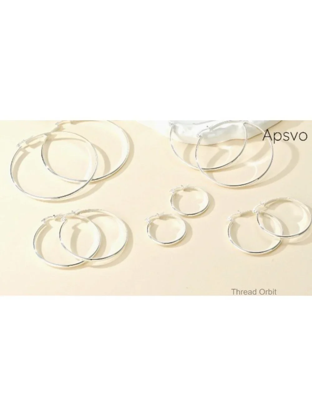 5mm Wide 14K Gold Plated Hoop Earrings Hypoallergenic Sterling Silver
